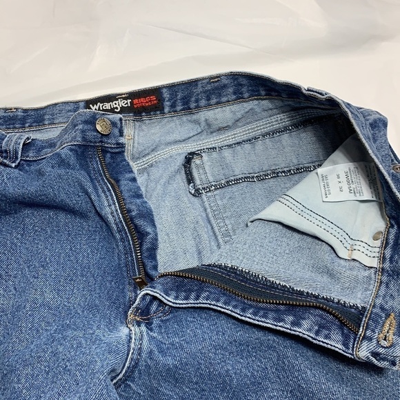 MEN’S Wrangler Riggs Workwear Blue Carpenter Jeans size 38 x 32 - Picture 9 of 10